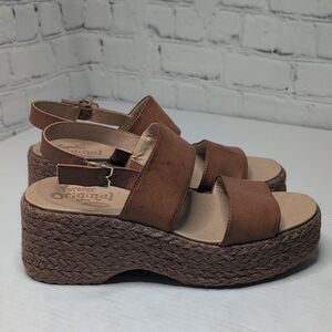 NWOT Dr. Scholl's Delaney Espadrille Platform Sandals